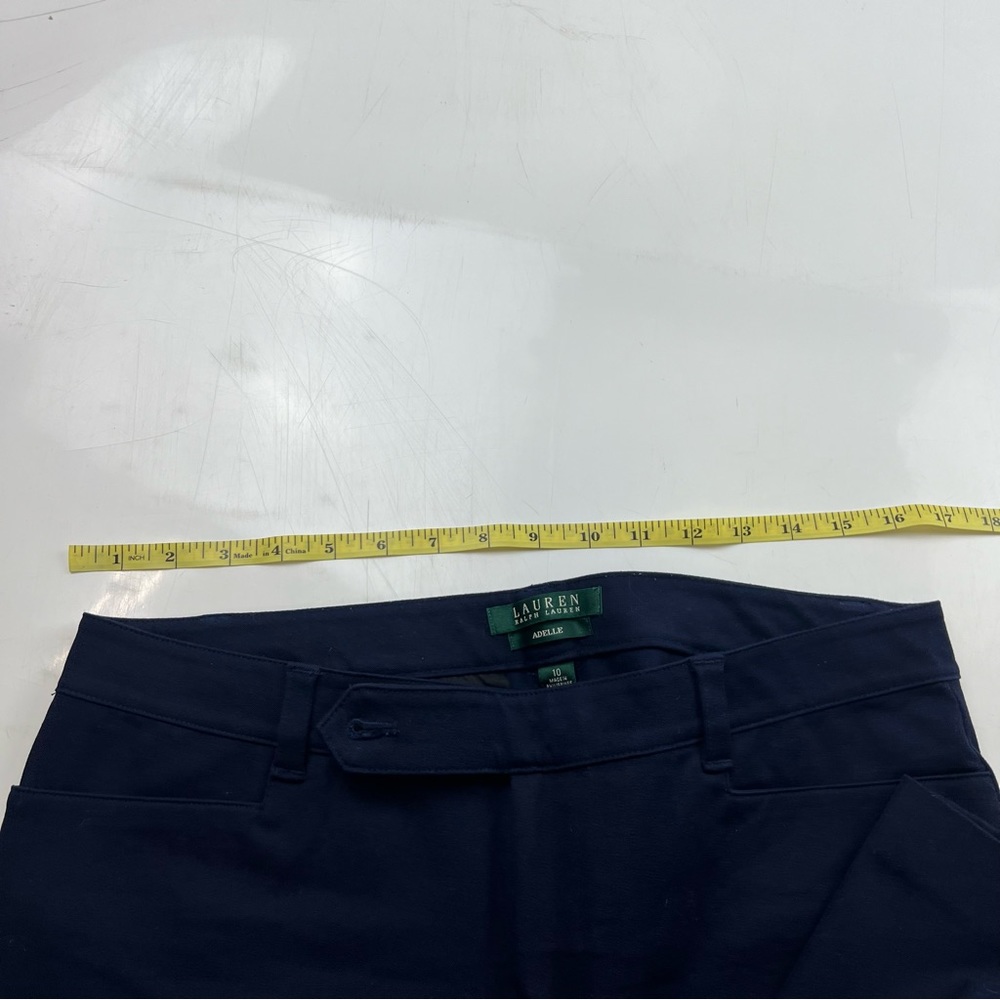 Ralph Lauren women’s navy blue straight leg pants NWT us 10 L44-7 - Picture 5 of 6